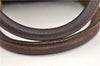 Authentic GUCCI Web Sherry Line Hand Boston Bag GG PVC Leather Brown 1251G