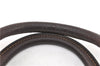 Authentic GUCCI Web Sherry Line Hand Boston Bag GG PVC Leather Brown 1251G