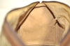 Authentic GUCCI Web Sherry Line Hand Boston Bag GG PVC Leather Brown 1251G