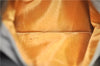 Authentic GUCCI Web Sherry Line Hand Boston Bag GG PVC Leather Brown 1251G