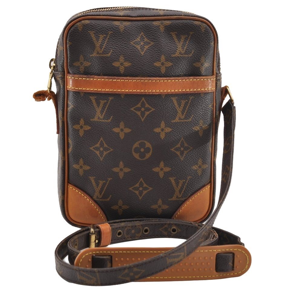 Authentic Louis Vuitton Monogram Danube Shoulder Crossbody Bag M45266 Junk 1251I