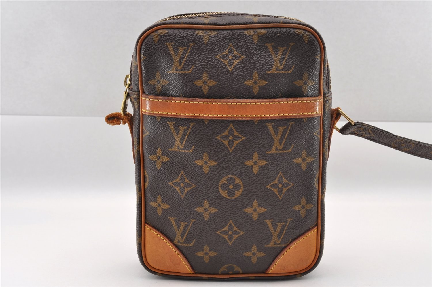 Authentic Louis Vuitton Monogram Danube Shoulder Crossbody Bag M45266 Junk 1251I