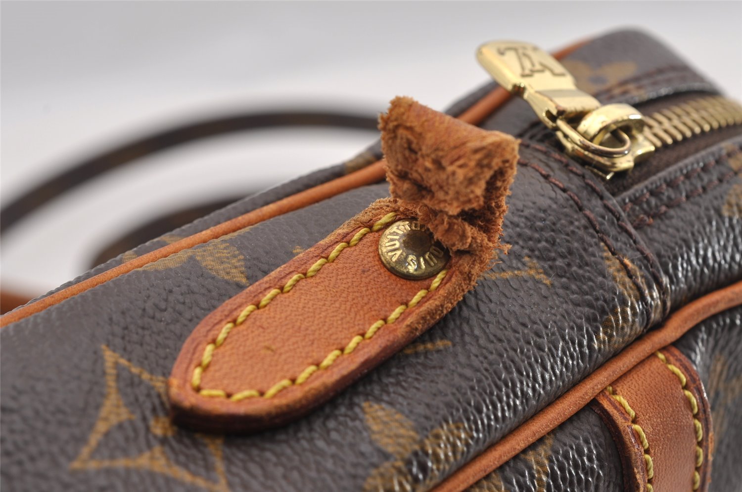 Authentic Louis Vuitton Monogram Danube Shoulder Crossbody Bag M45266 Junk 1251I