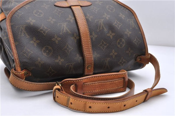 Auth Louis Vuitton Monogram Saumur 30 Shoulder Cross Body Bag M42256 LV 1253D