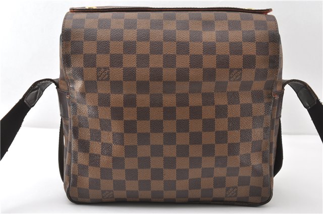 Authentic Louis Vuitton Damier Naviglio Shoulder Cross Body Bag N45255 LV 1253G