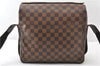 Authentic Louis Vuitton Damier Naviglio Shoulder Cross Body Bag N45255 LV 1253G