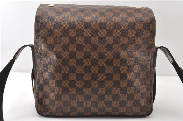 Authentic Louis Vuitton Damier Naviglio Shoulder Cross Body Bag N45255 LV 1253G