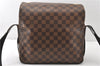 Authentic Louis Vuitton Damier Naviglio Shoulder Cross Body Bag N45255 LV 1253G