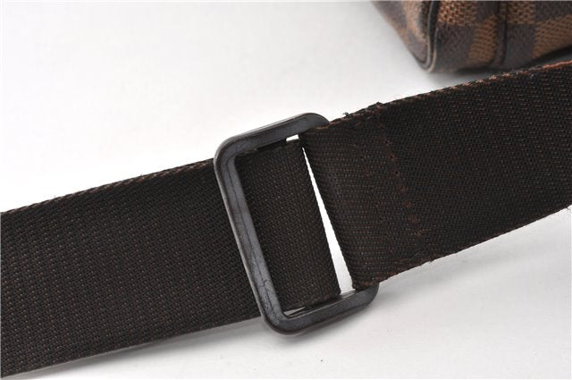Authentic Louis Vuitton Damier Naviglio Shoulder Cross Body Bag N45255 LV 1253G