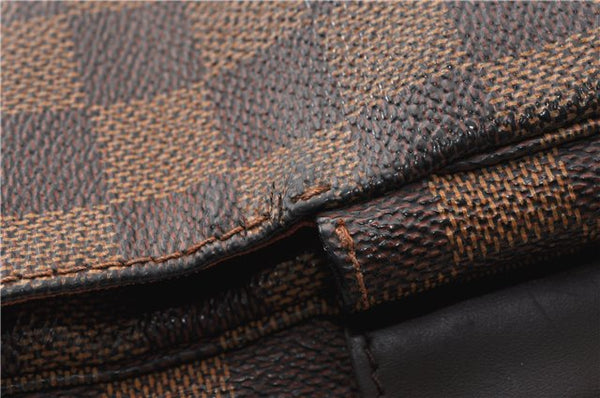 Authentic Louis Vuitton Damier Naviglio Shoulder Cross Body Bag N45255 LV 1253G