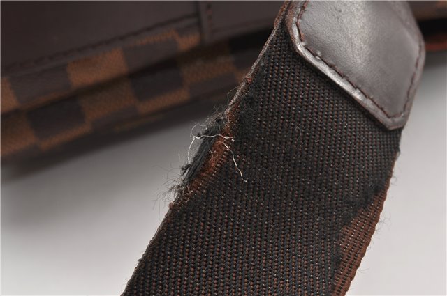 Authentic Louis Vuitton Damier Naviglio Shoulder Cross Body Bag N45255 LV 1253G