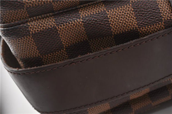 Authentic Louis Vuitton Damier Naviglio Shoulder Cross Body Bag N45255 LV 1253G