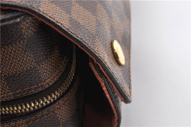 Authentic Louis Vuitton Damier Naviglio Shoulder Cross Body Bag N45255 LV 1253G