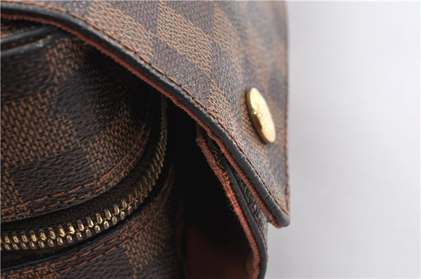 Authentic Louis Vuitton Damier Naviglio Shoulder Cross Body Bag N45255 LV 1253G