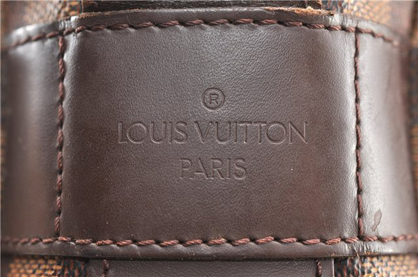 Authentic Louis Vuitton Damier Naviglio Shoulder Cross Body Bag N45255 LV 1253G