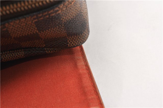 Authentic Louis Vuitton Damier Naviglio Shoulder Cross Body Bag N45255 LV 1253G