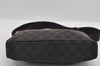 Authentic GUCCI Shoulder Cross Body Bag GG Canvas Leather 0190433 Black 1253I