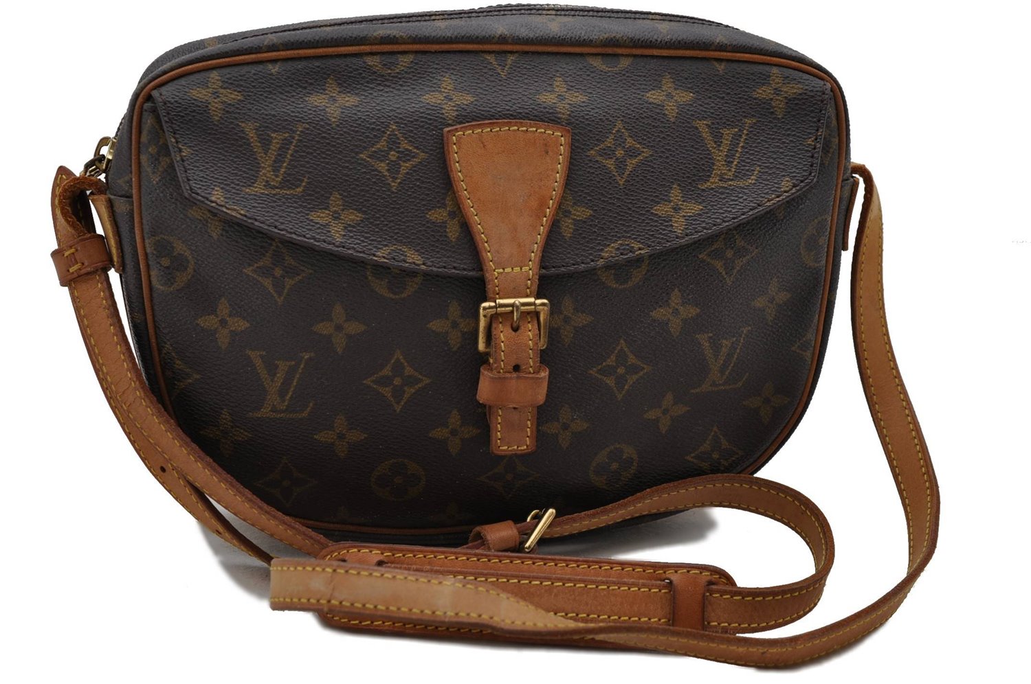 Auth Louis Vuitton Monogram Jeune Fille MM Shoulder Cross Bag M51226 LV 1254D