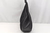 Authentic GUCCI Bamboo Shoulder Hand Bag Suede Leather 0013760 Black 1254I