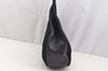 Authentic GUCCI Bamboo Shoulder Hand Bag Suede Leather 0013760 Black 1254I