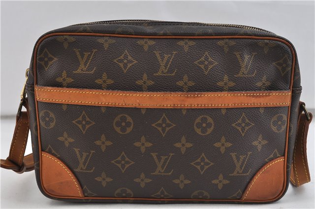 Auth Louis Vuitton Monogram Trocadero 27 Shoulder Cross Body Bag M51274 LV 1255D