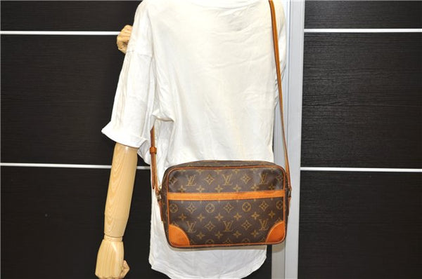 Auth Louis Vuitton Monogram Trocadero 27 Shoulder Cross Body Bag M51274 LV 1255D