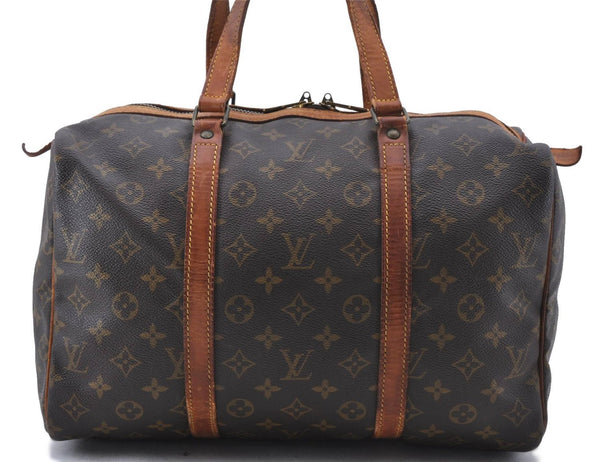 Authentic Louis Vuitton Monogram Sac Souple 35 Hand Boston Bag M41626 LV 1256D