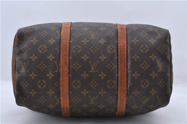 Authentic Louis Vuitton Monogram Sac Souple 35 Hand Boston Bag M41626 LV 1256D