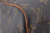 Authentic Louis Vuitton Monogram Sac Souple 35 Hand Boston Bag M41626 LV 1256D