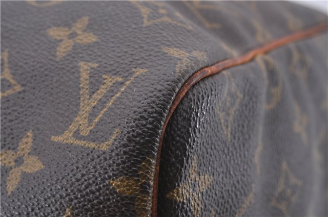 Authentic Louis Vuitton Monogram Sac Souple 35 Hand Boston Bag M41626 LV 1256D