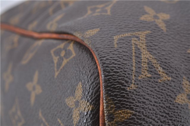 Authentic Louis Vuitton Monogram Sac Souple 35 Hand Boston Bag M41626 LV 1256D