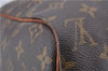 Authentic Louis Vuitton Monogram Sac Souple 35 Hand Boston Bag M41626 LV 1256D