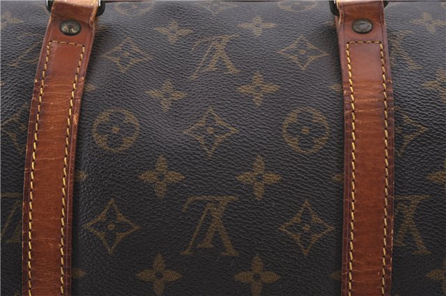 Authentic Louis Vuitton Monogram Sac Souple 35 Hand Boston Bag M41626 LV 1256D