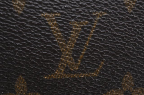 Authentic Louis Vuitton Monogram Sac Souple 35 Hand Boston Bag M41626 LV 1256D