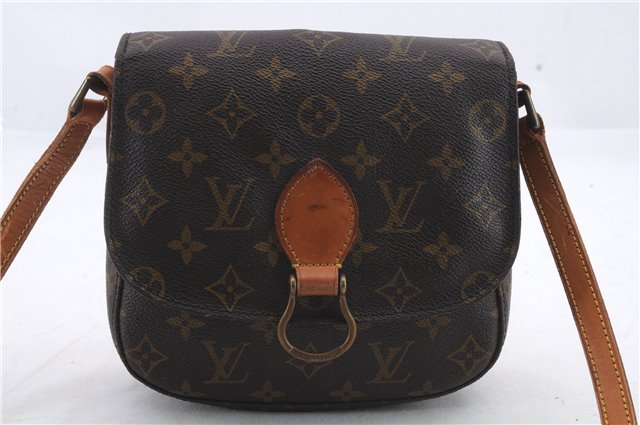 Auth Louis Vuitton Monogram Saint Cloud MM Shoulder Cross Bag M51243 LV 1257D