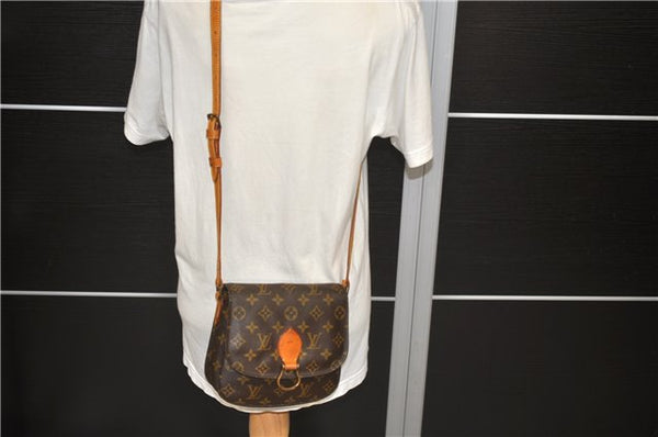 Auth Louis Vuitton Monogram Saint Cloud MM Shoulder Cross Bag M51243 LV 1257D