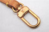 Auth Louis Vuitton Leather Strap For Pochette Accessoires Beige 13.8" LV 1257G