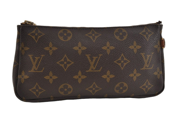 Authentic Louis Vuitton Monogram Pouch Purse For Sac Shopping GM LV 1257I