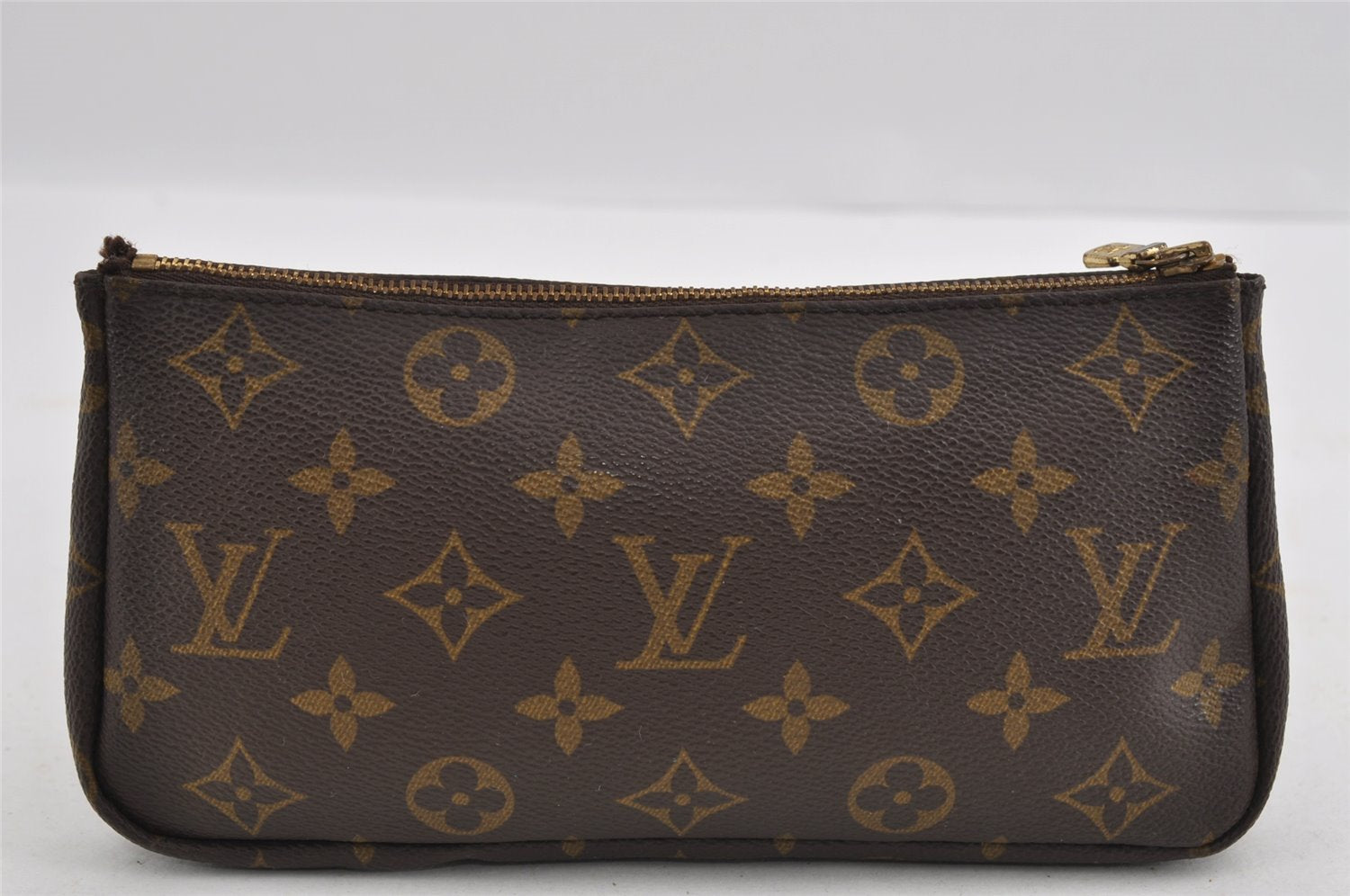 Authentic Louis Vuitton Monogram Pouch Purse For Sac Shopping GM LV 1257I