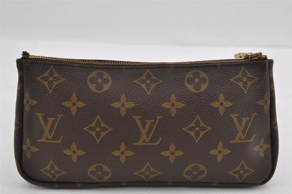 Authentic Louis Vuitton Monogram Pouch Purse For Sac Shopping GM LV 1257I