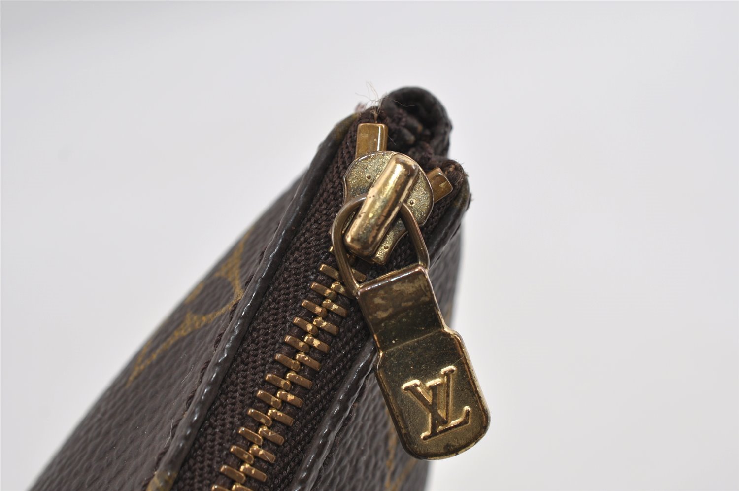 Authentic Louis Vuitton Monogram Pouch Purse For Sac Shopping GM LV 1257I