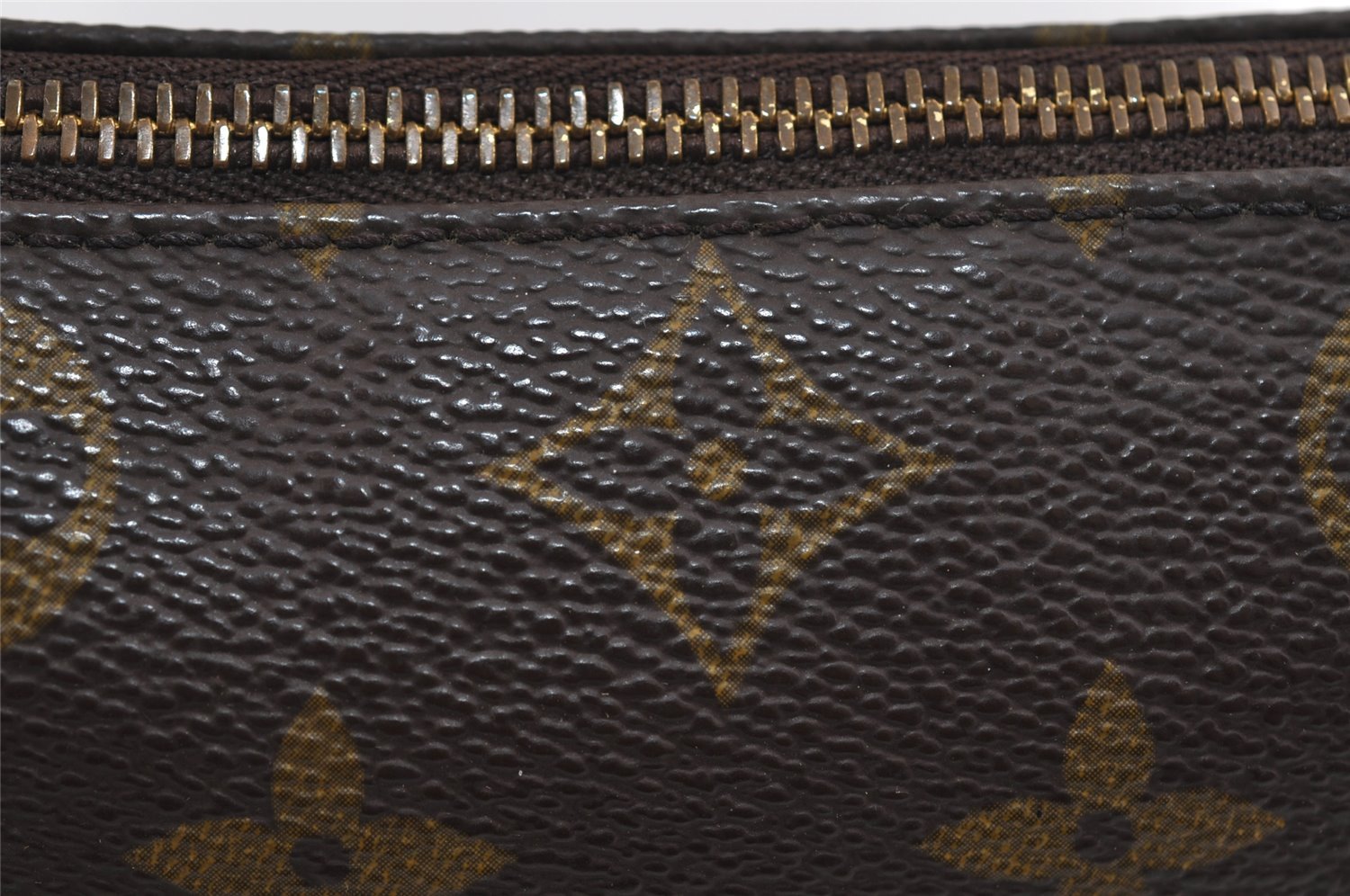 Authentic Louis Vuitton Monogram Pouch Purse For Sac Shopping GM LV 1257I