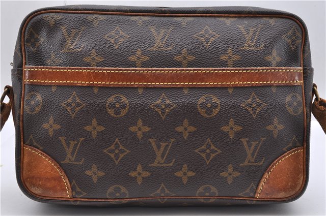 Auth Louis Vuitton Monogram Trocadero 27 Shoulder Cross Bag M51274 LV Junk 1258D