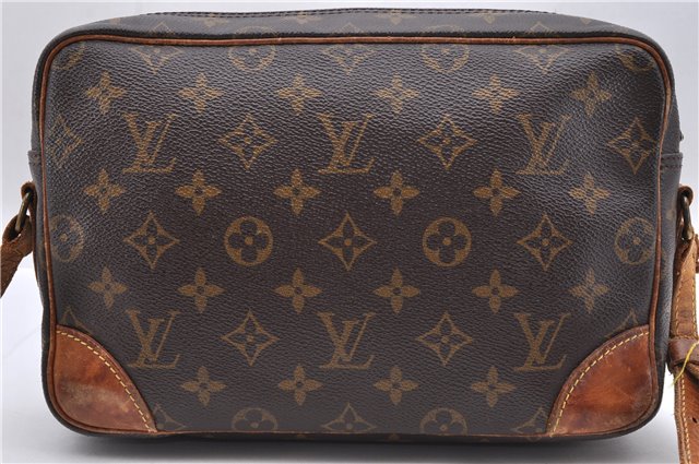 Auth Louis Vuitton Monogram Trocadero 27 Shoulder Cross Bag M51274 LV Junk 1258D