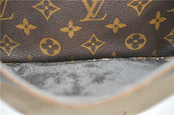 Auth Louis Vuitton Monogram Trocadero 27 Shoulder Cross Bag M51274 LV Junk 1258D