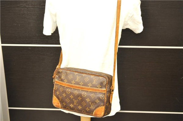 Auth Louis Vuitton Monogram Trocadero 27 Shoulder Cross Bag M51274 LV Junk 1258D