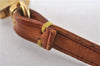 Auth Louis Vuitton Leather Strap For Pochette Accessoires Beige 13.8" Junk 1258G