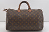 Authentic Louis Vuitton Monogram Speedy 35 Hand Boston Bag Old Model LV 1258I