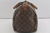 Authentic Louis Vuitton Monogram Speedy 35 Hand Boston Bag Old Model LV 1258I