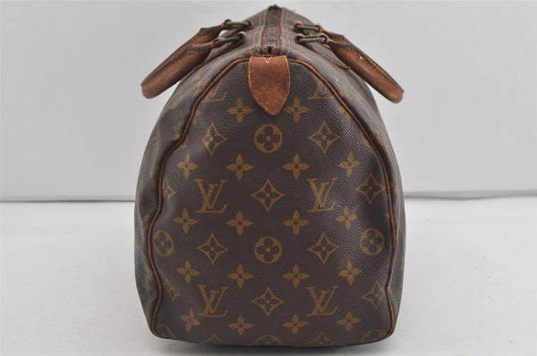 Authentic Louis Vuitton Monogram Speedy 35 Hand Boston Bag Old Model LV 1258I